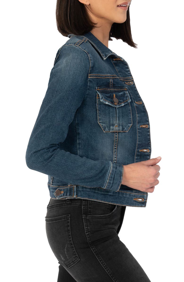 KUT from the Kloth Amelia Denim Trucker Jacket, Alternate, color,