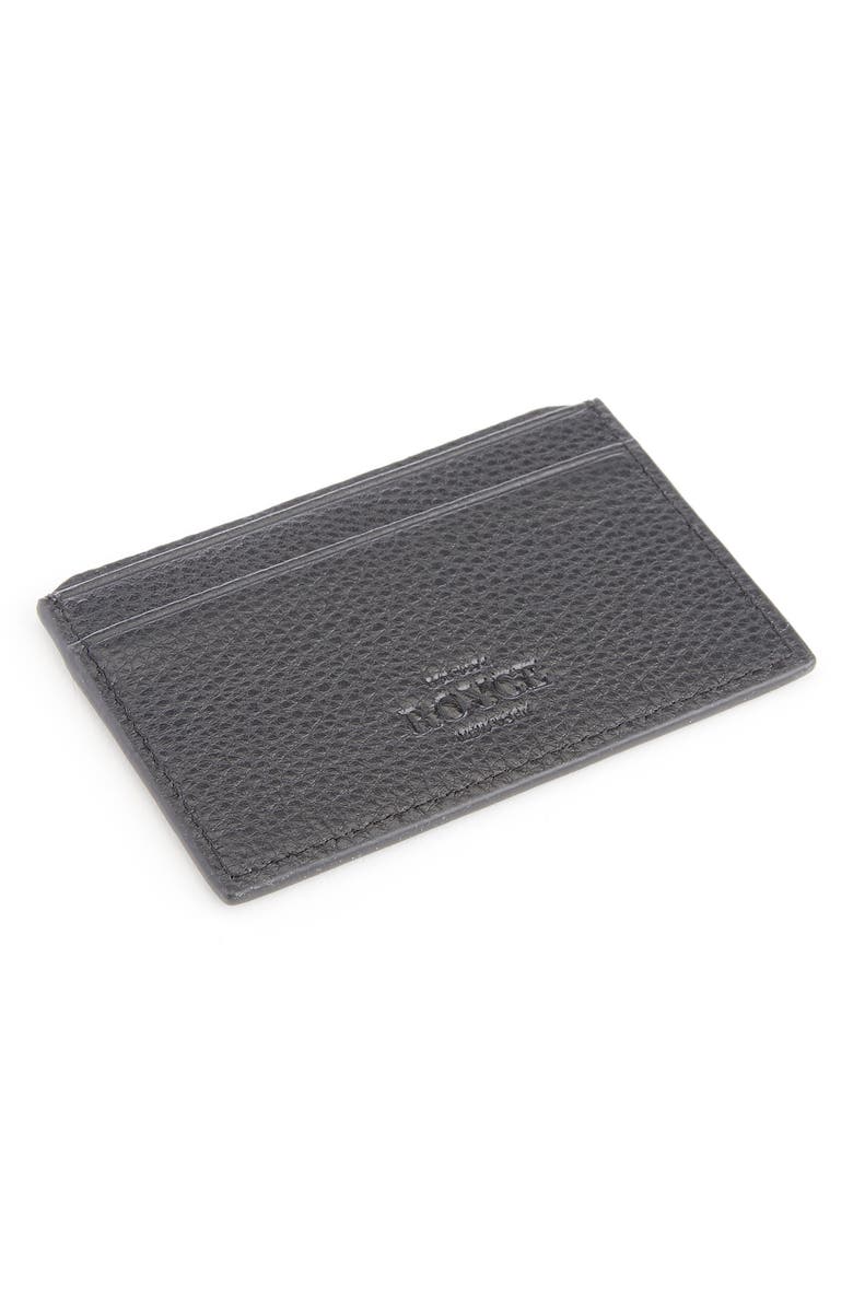 ROYCE New York RFID Leather Card Case, Alternate, color, Black