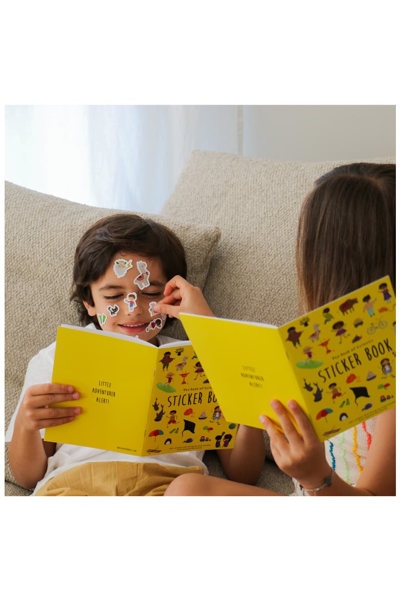 'The Book of Cultures' Sticker Book, Alternate, color, YELLOW