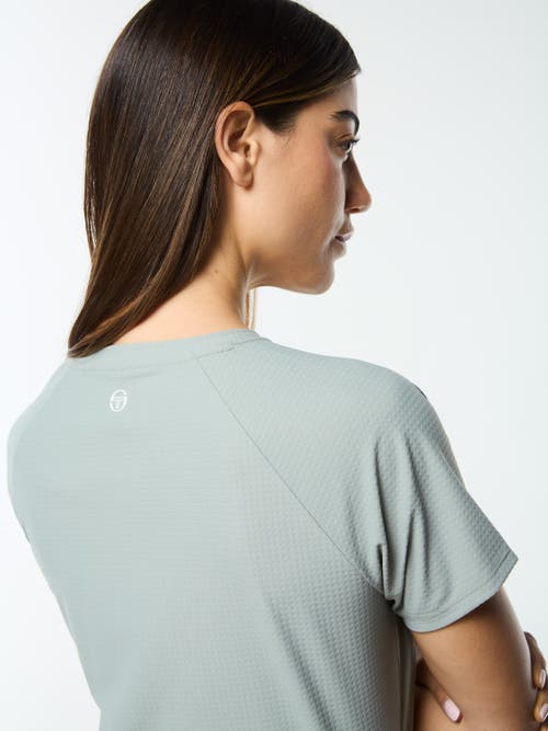 Sergio Tacchini Eva Cropped Top In Blue
