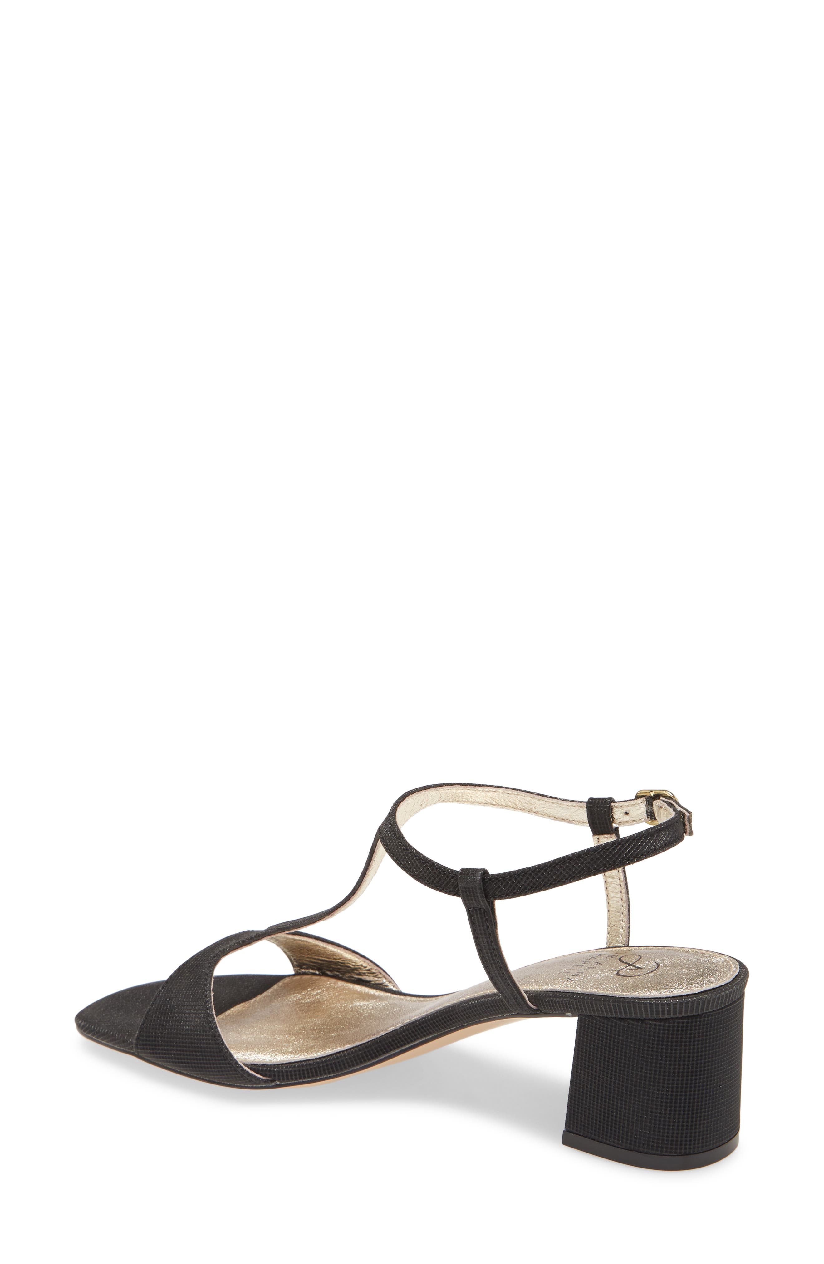 Edie Sandal, Alternate, color, BLACK FABRIC