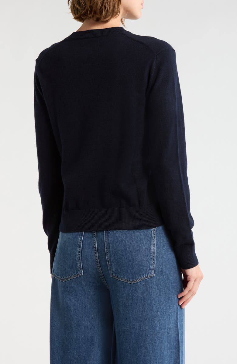 DL1961 Brinn Button Front Cardigan, Alternate, color, Navy