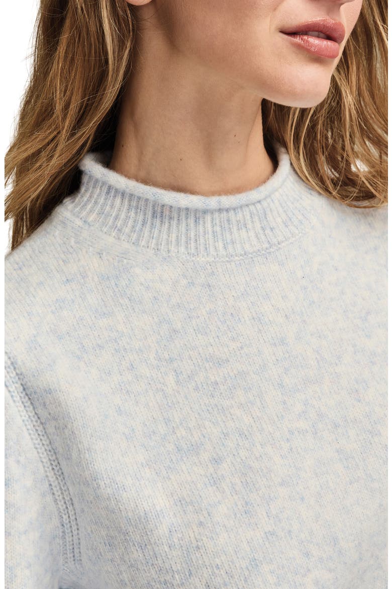 Roll Neck Sweater, Alternate, color, HEATHER