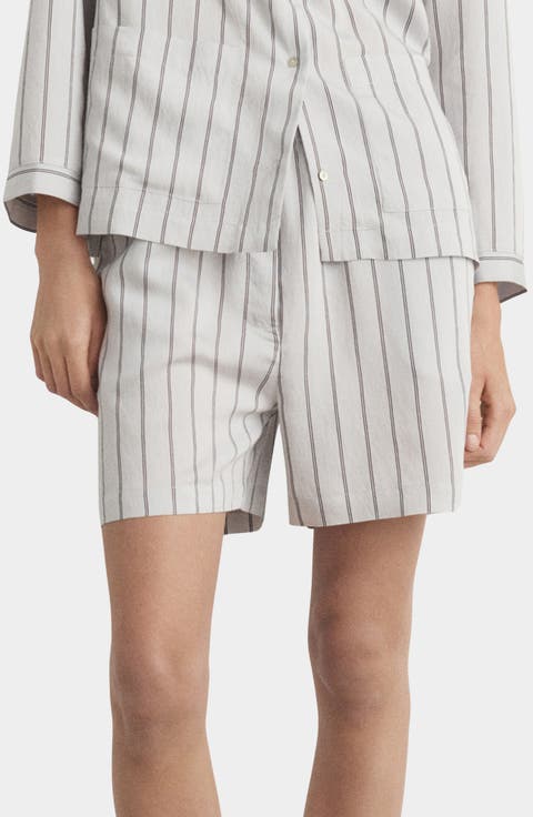 Stripe Pajama Shorts
