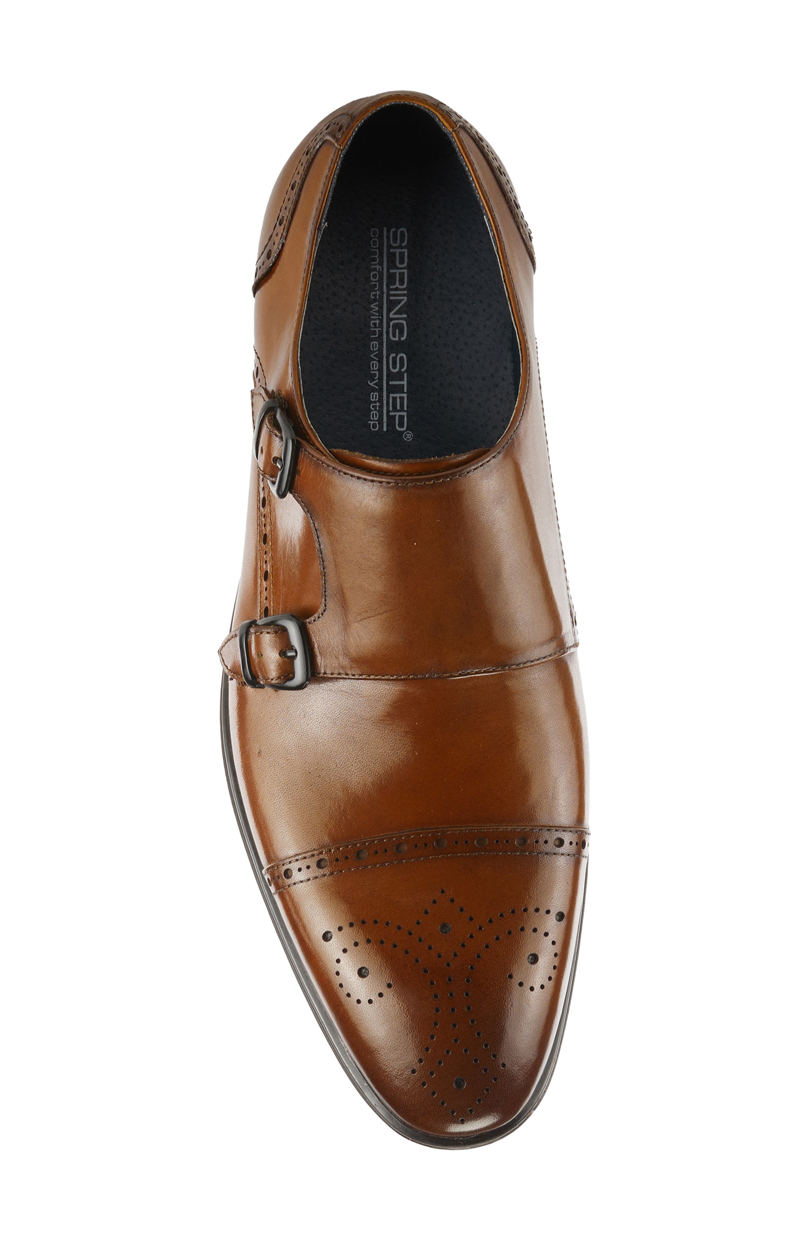 Spring Step Ezra Double Monk Strap Leather Loafer, Alternate, color, 