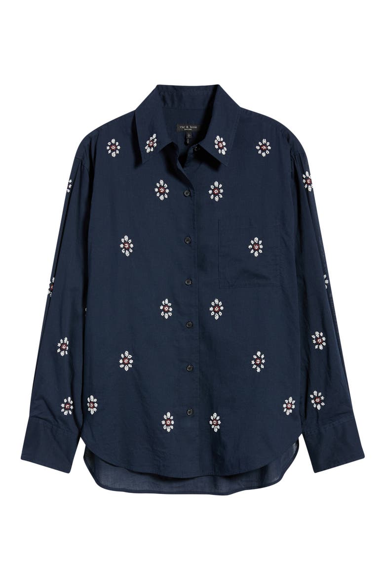 Connie Embellished Button-Up Shirt, Alternate, color, SAL
