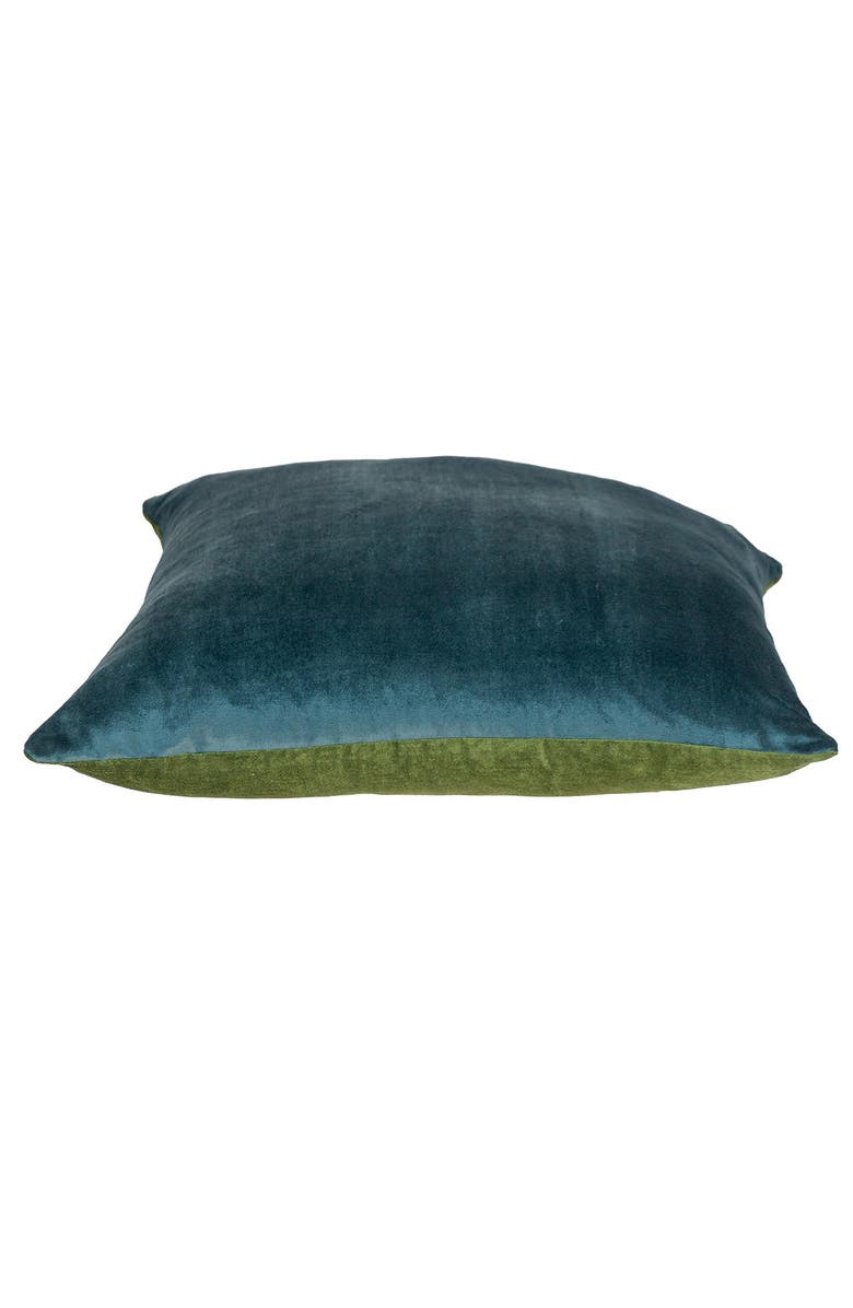 PARKLAND COLLECTION Nerine Transitional Green/Teal Throw Pillow, Alternate, color,