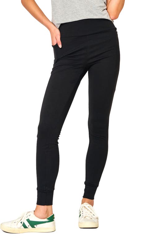 Gibsonlook Essential Soft Ponte Pants In Black