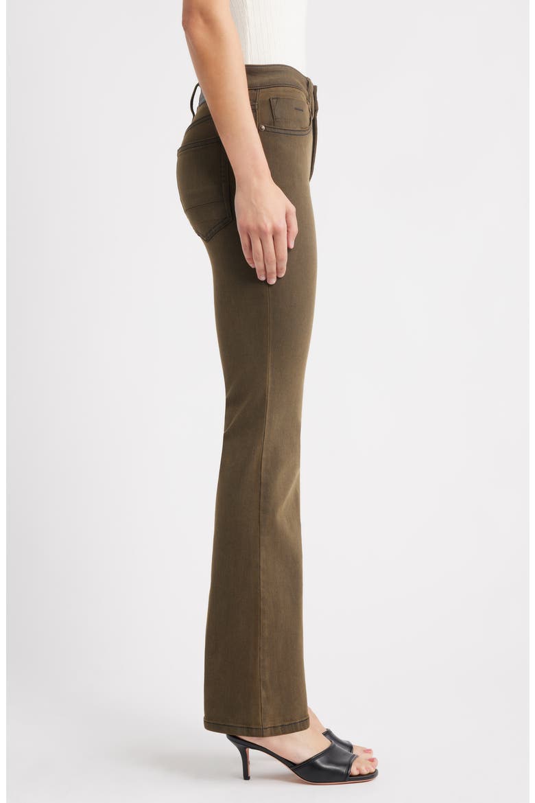 Chelsea Bootcut Jeans, Alternate, color, OLIVE