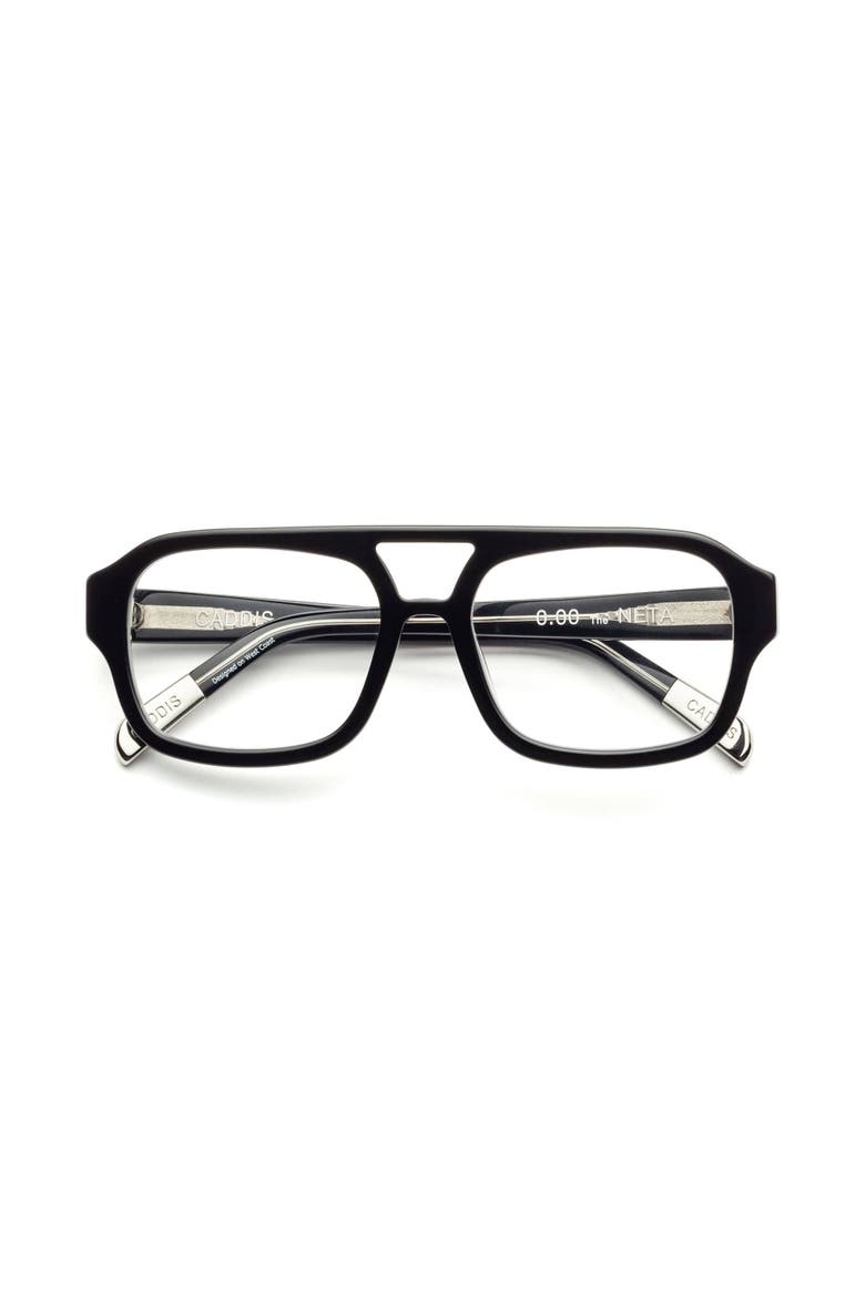Neta | Reading Glasses, Main, color, Gloss Black
