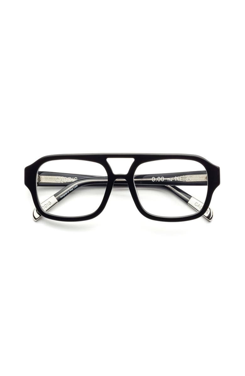 Caddis Neta | Reading Glasses, Main, color, Gloss Black