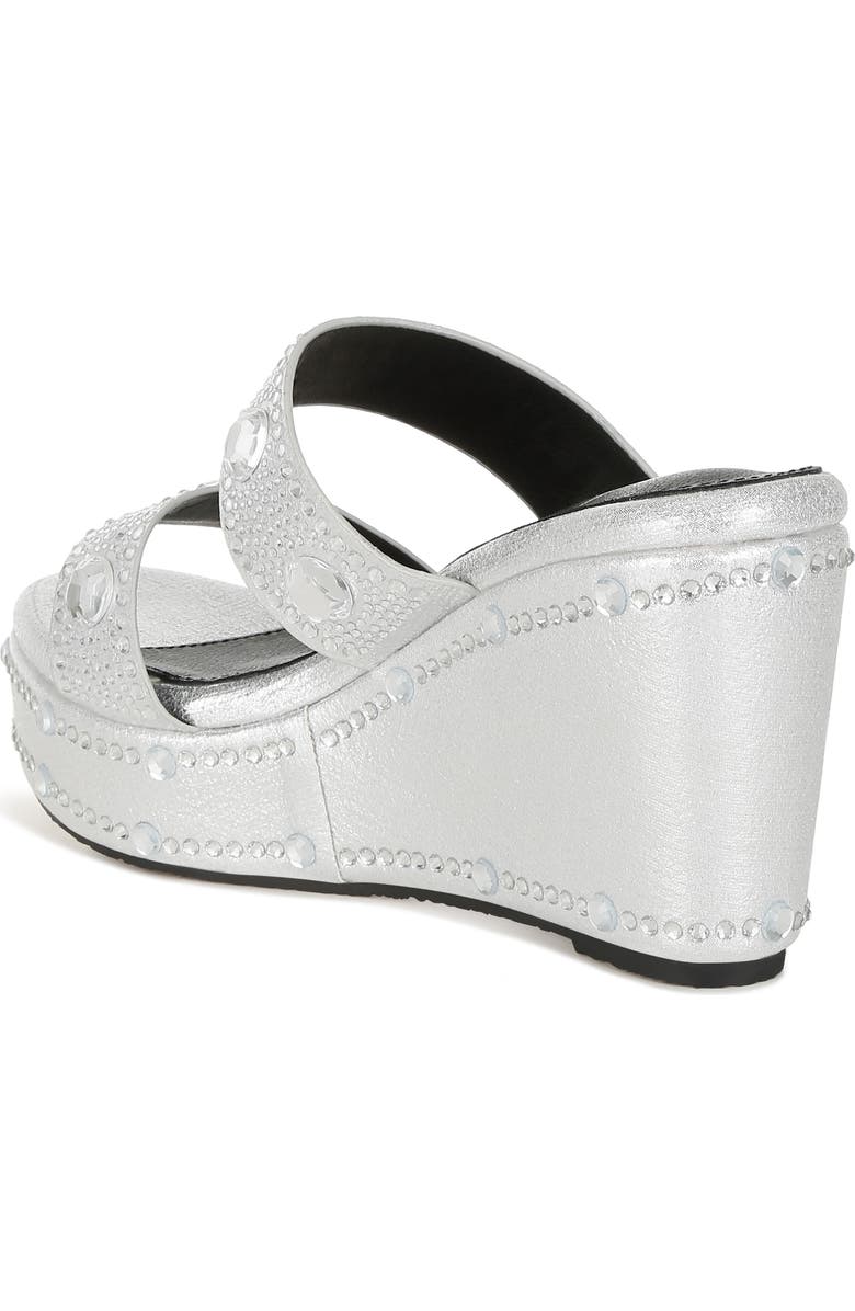 LONDON RAG Iki Diki Wedge Sandal, Alternate, color, Silver
