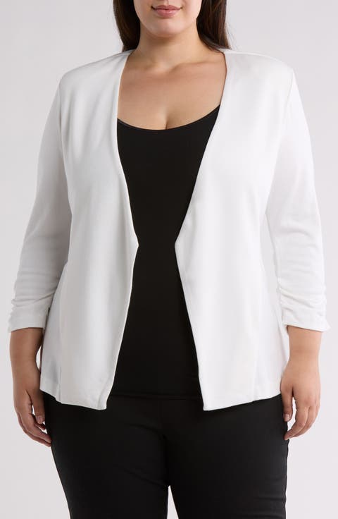 'Olga' Knit Jacket (Plus Size)