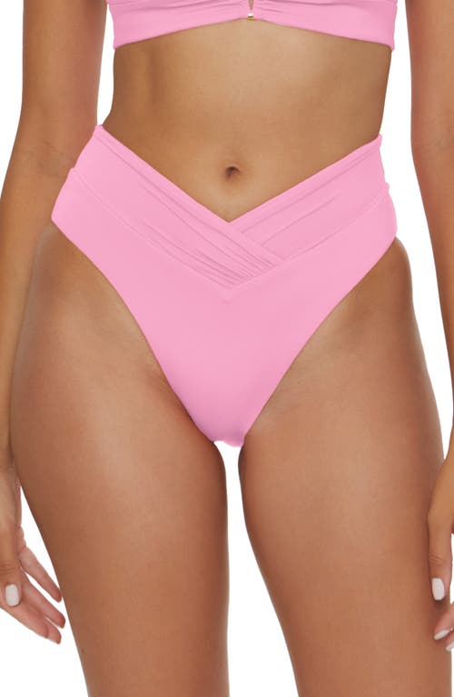 BECCA BECCA COLOR CODE HIGH WAIST BIKINI BOTTOMS