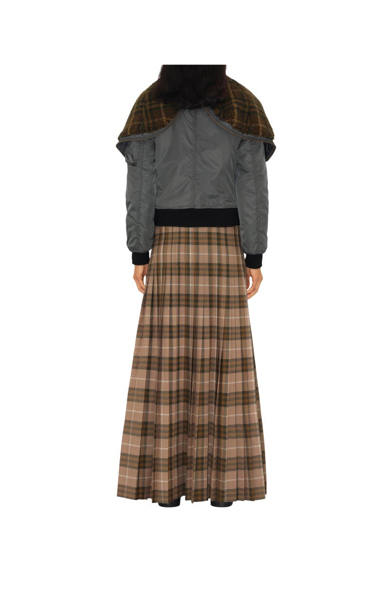 Burberry Cropped Nylon Parka, Alternate, color,