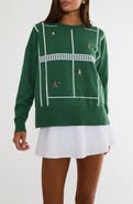 Beach Riot Callie Embroidered Sweater