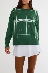Beach Riot Callie Embroidered Sweater