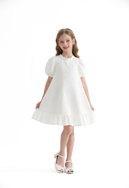 Sweet Cactus Boho Halter Dress In White