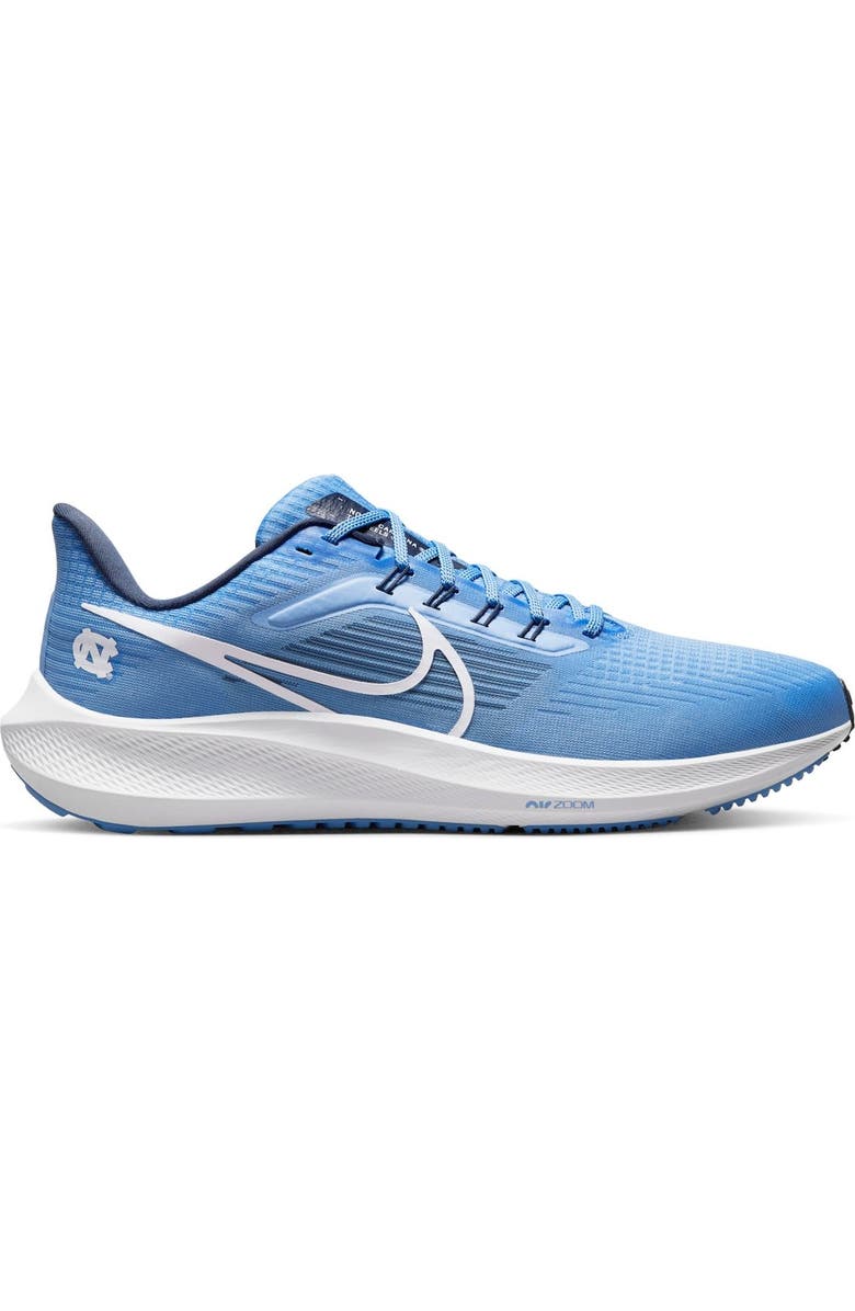 Nike Unisex Nike Carolina Blue North Carolina Tar Heels Zoom Pegasus 39 Running Shoe, Main, color,