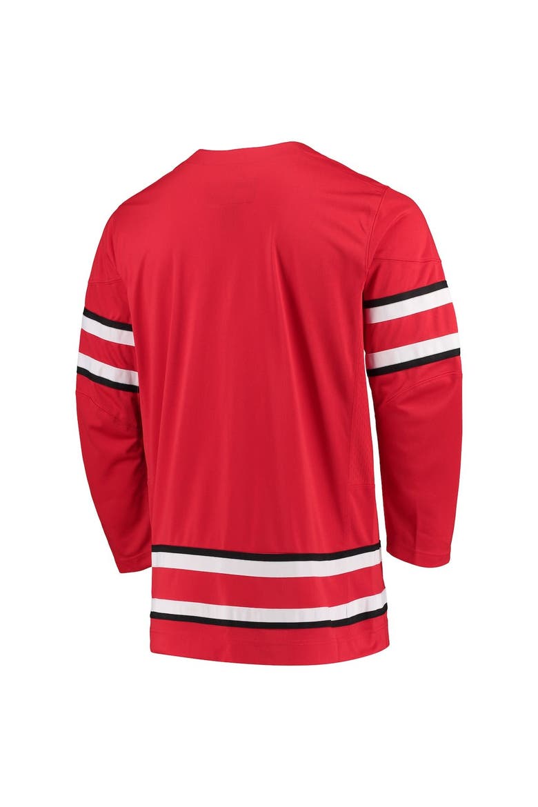 Men's Nike Scarlet Ohio State Buckeyes Replica Team Hockey Jersey, Alternate, color, Scarlet