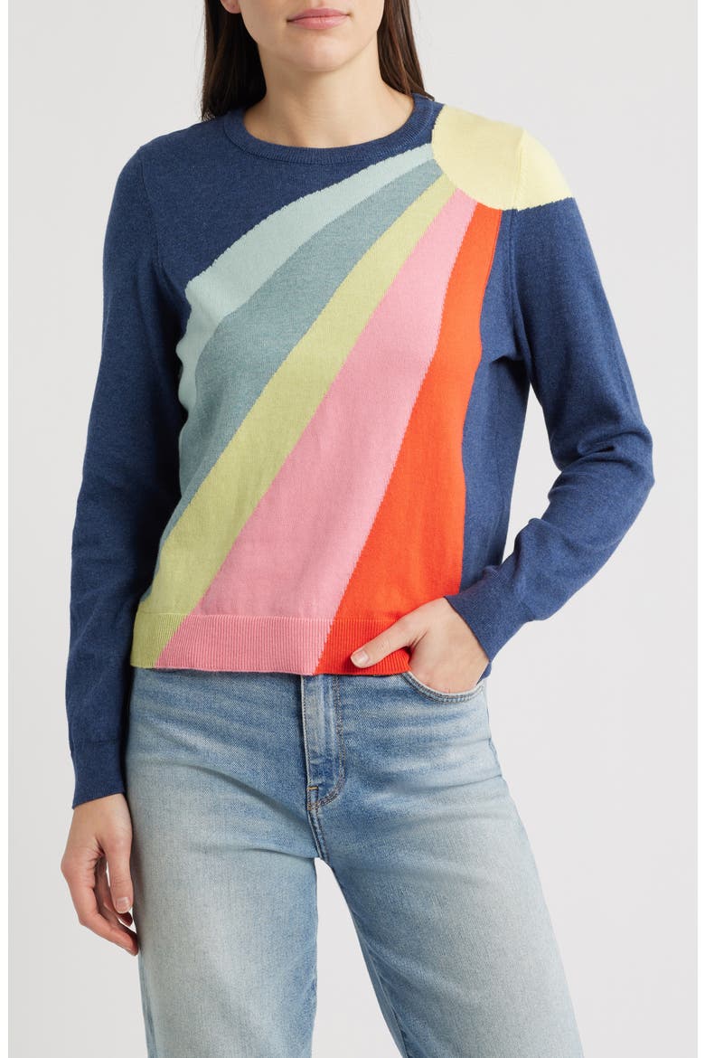 Sunbeam Cotton Sweater, Main, color, SUNBEAM
