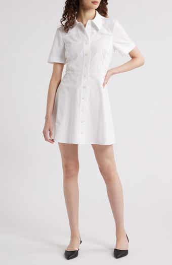 FRAME The Flare Mini Shirtdress