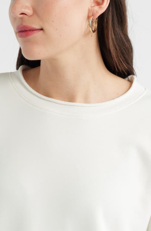 Caslonr Caslon(r) Roll Crewneck Terry Sweatshirt