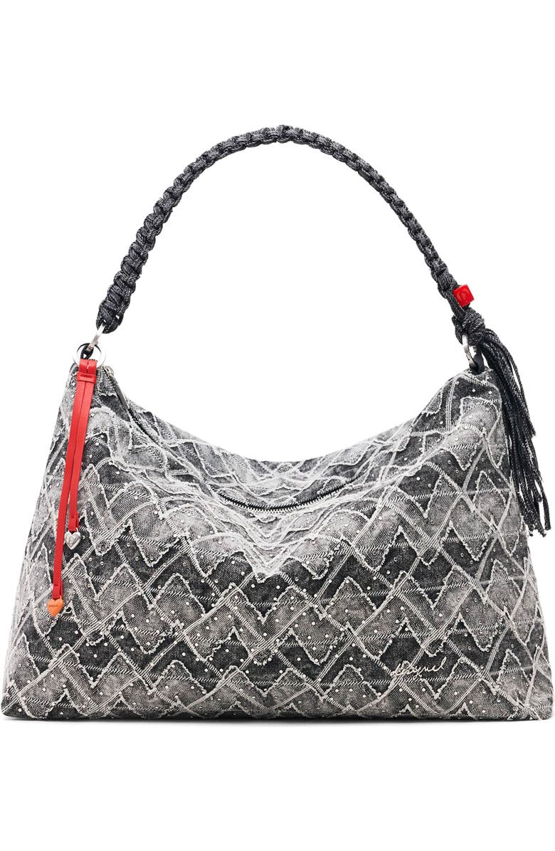 Desigual Floral Shoulder Bag, Main, color,