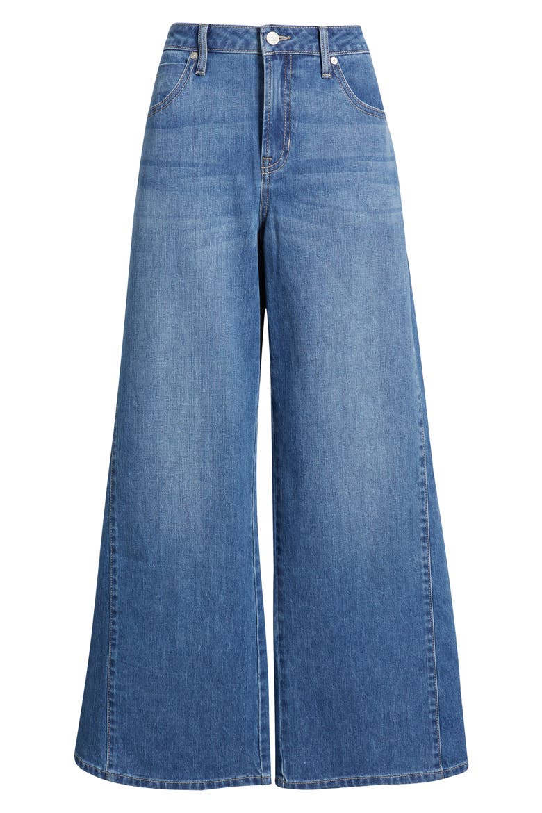 Stretch Wide Leg Jeans, Alternate, color, LIGHT INDIGO