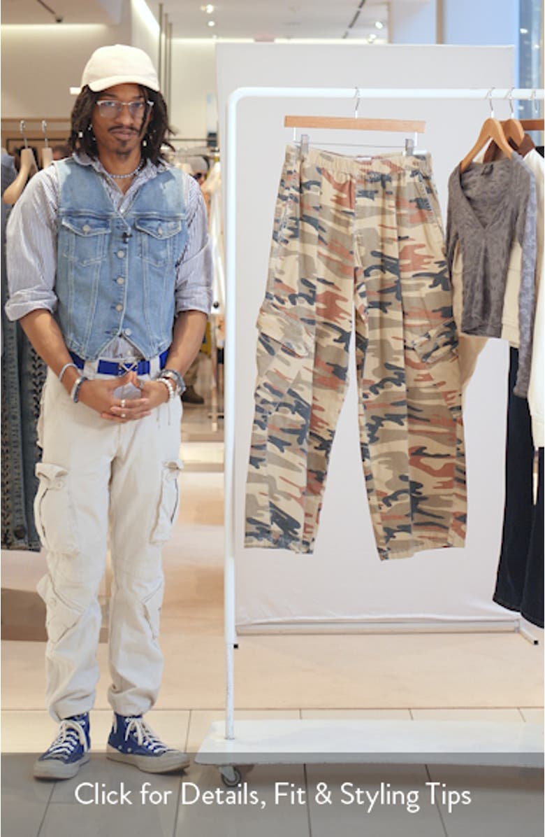 Bobbi Desert Camo Cotton Pants, sales video thumbnail