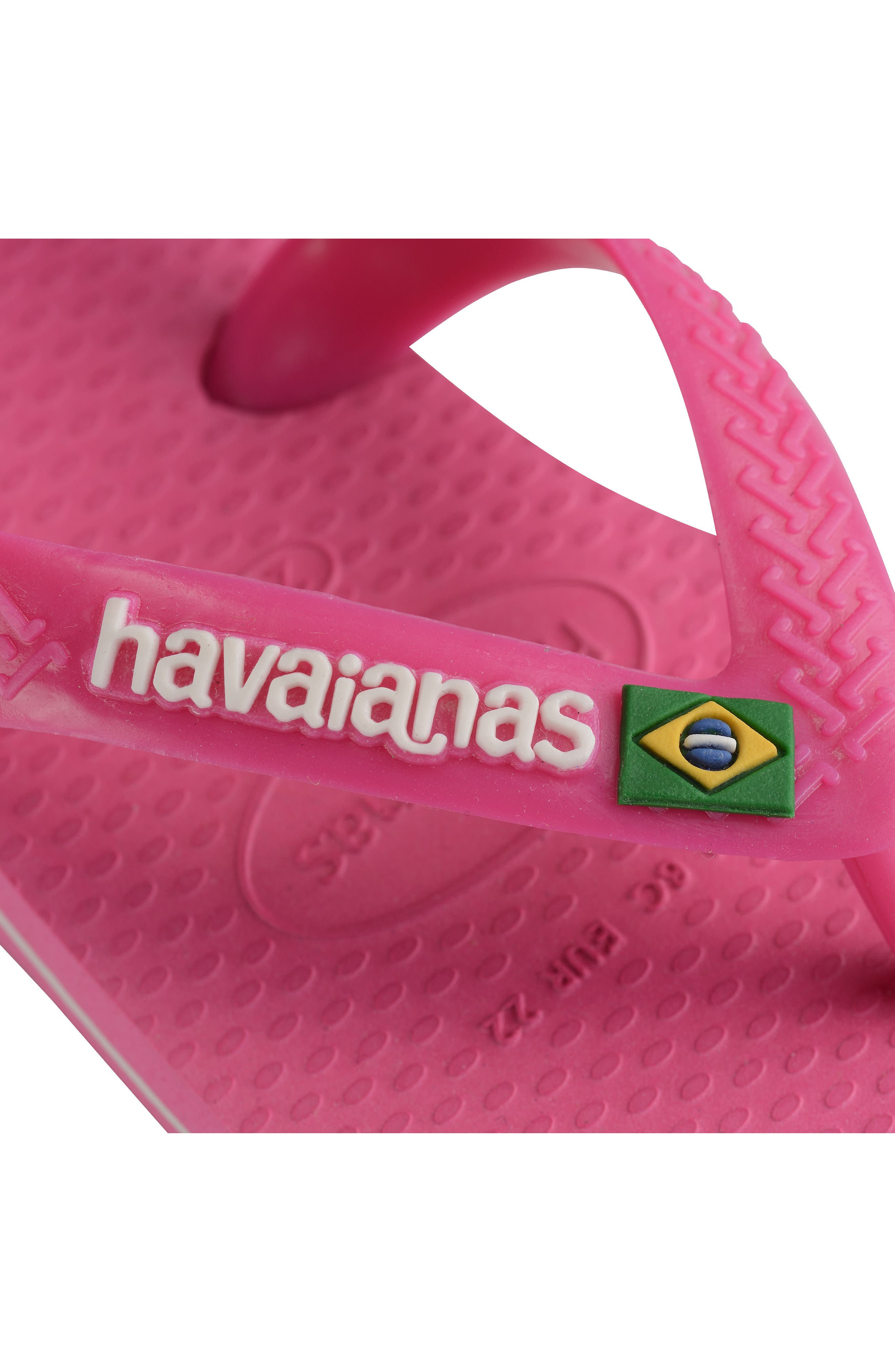 Baby Brazil Flip Flop, Alternate, color, ROSE GUM/ ROSE GUM