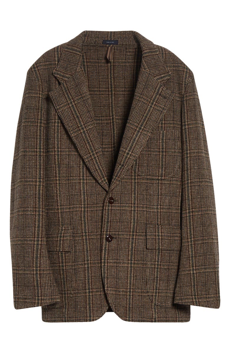 Drake's Mk. II Wool Tweed Games Sport Coat, Alternate, color, Brown