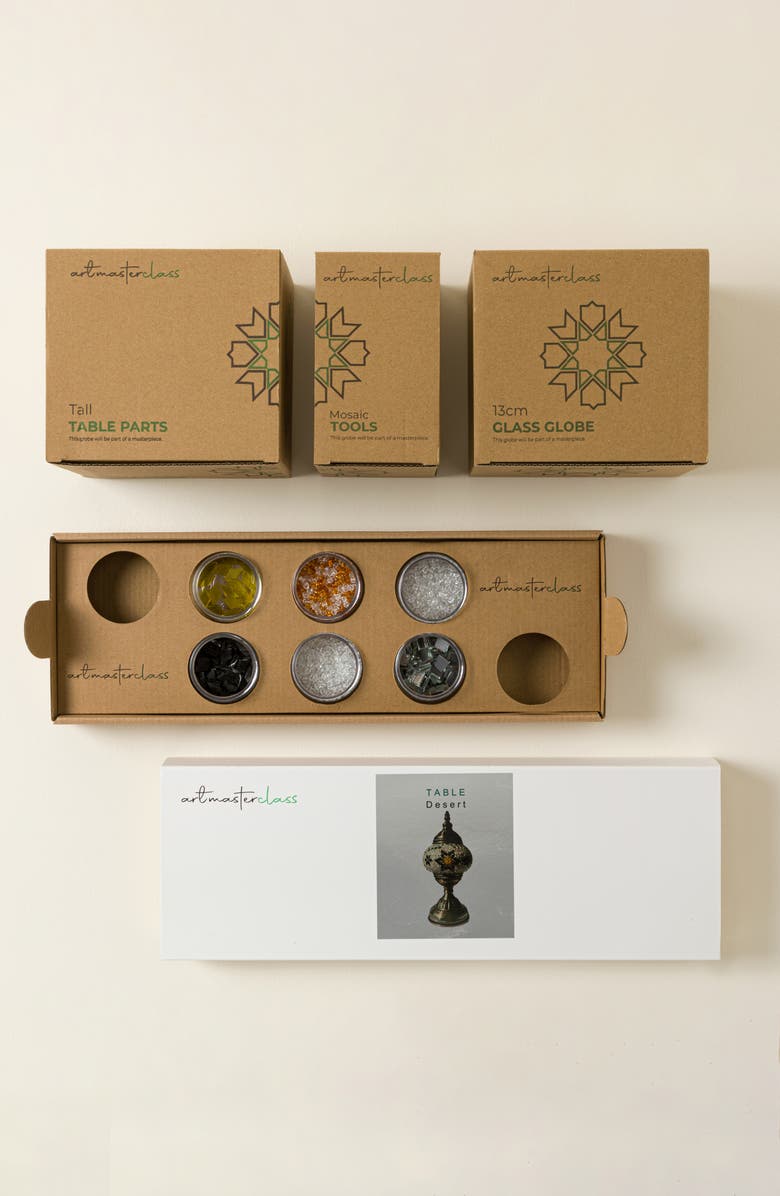 Uncommon Goods Make Your Own Decorative Turkish Table Lamp by Art Masterclass California, Main, color, Desert