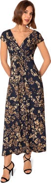 Alie Street London Sophia Gathered Maxi Dress