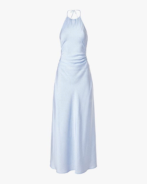 Weworewhat Halter Tie Neck Maxi Dress
