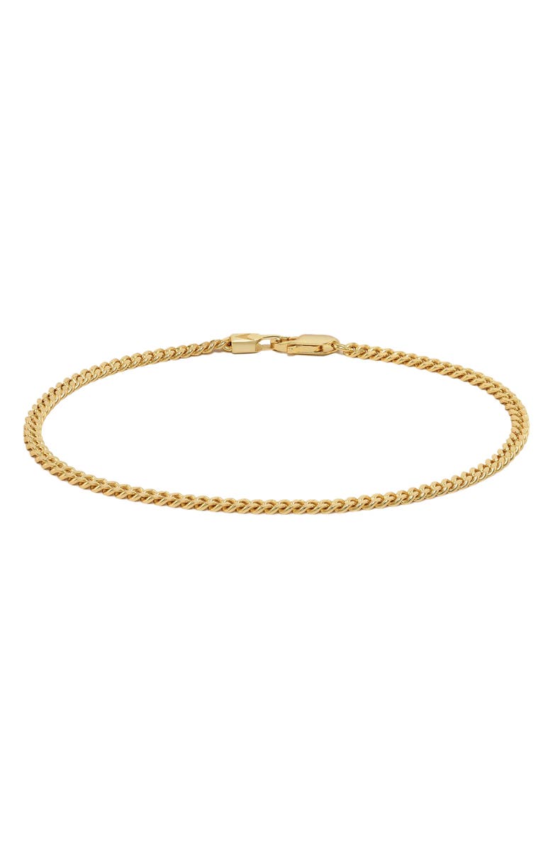 Vincero Men's Curb Chain Bracelet, Main, color, Gold