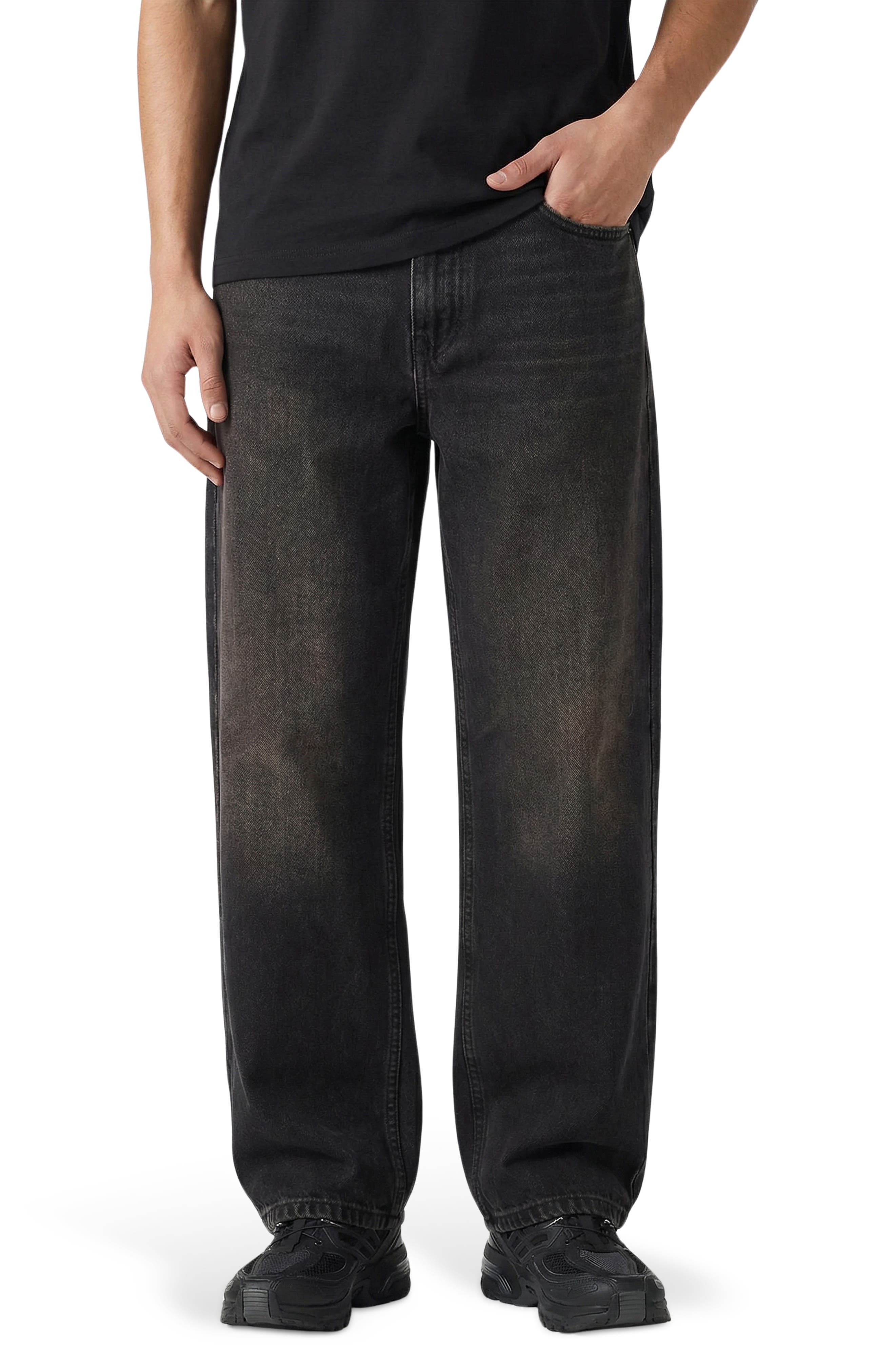 OLIVER LOGAN Baggy Wide Leg Jeans