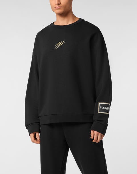 Sweatshirt Ls Roundneck Label Men