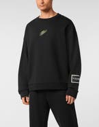 PLEIN SPORT Sweatshirt Ls Roundneck Label Men