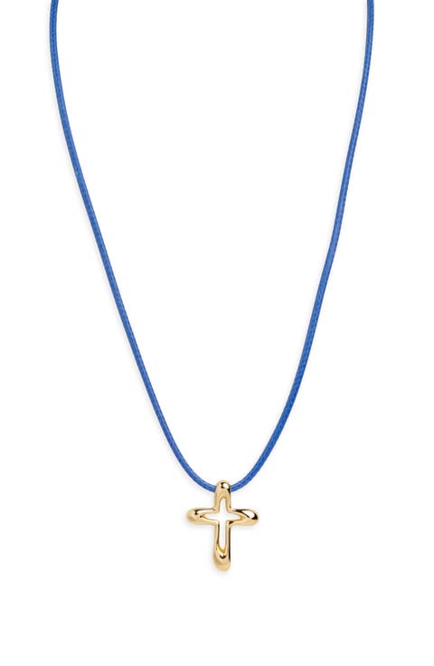 Cross Cord Necklace
