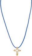 ARGENTO VIVO Cross Cord Necklace