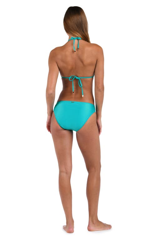 L AGENCE L'AGENCE ANNABELLE SHIMMERTRIANGLE BIKINI TOP