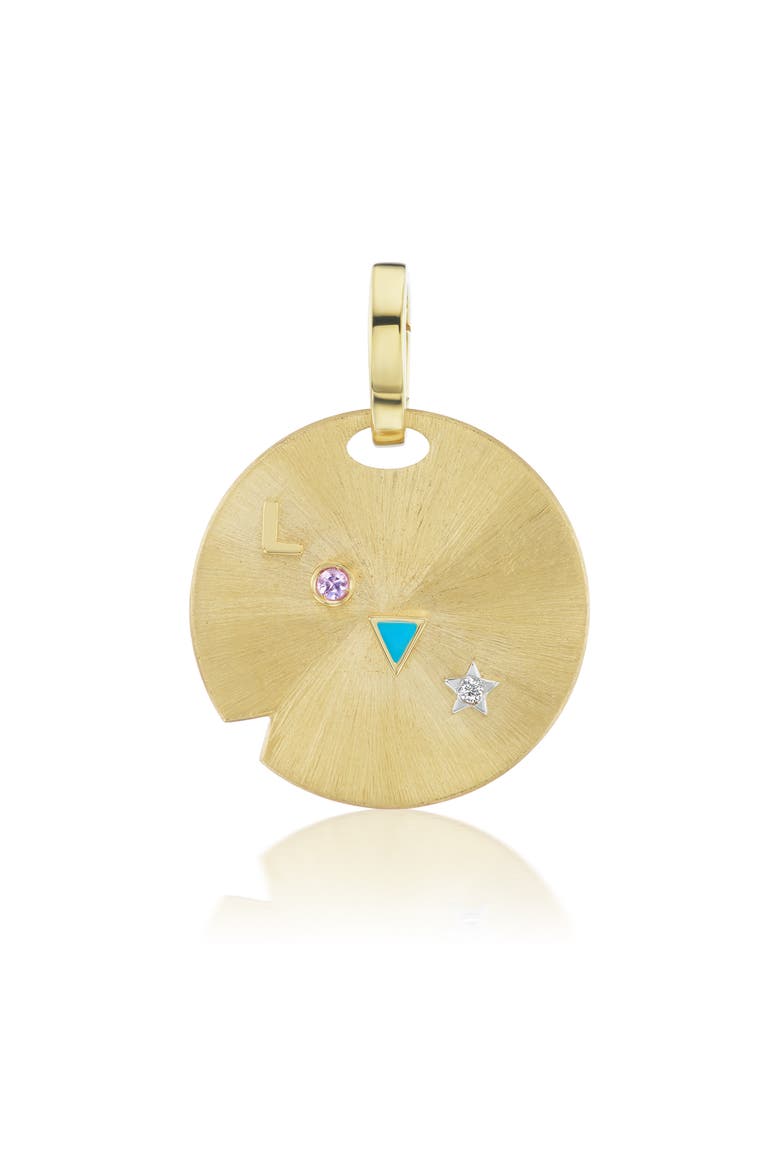 Ora Gold Talisman LOVE Charm, Main, color, Yellow Gold