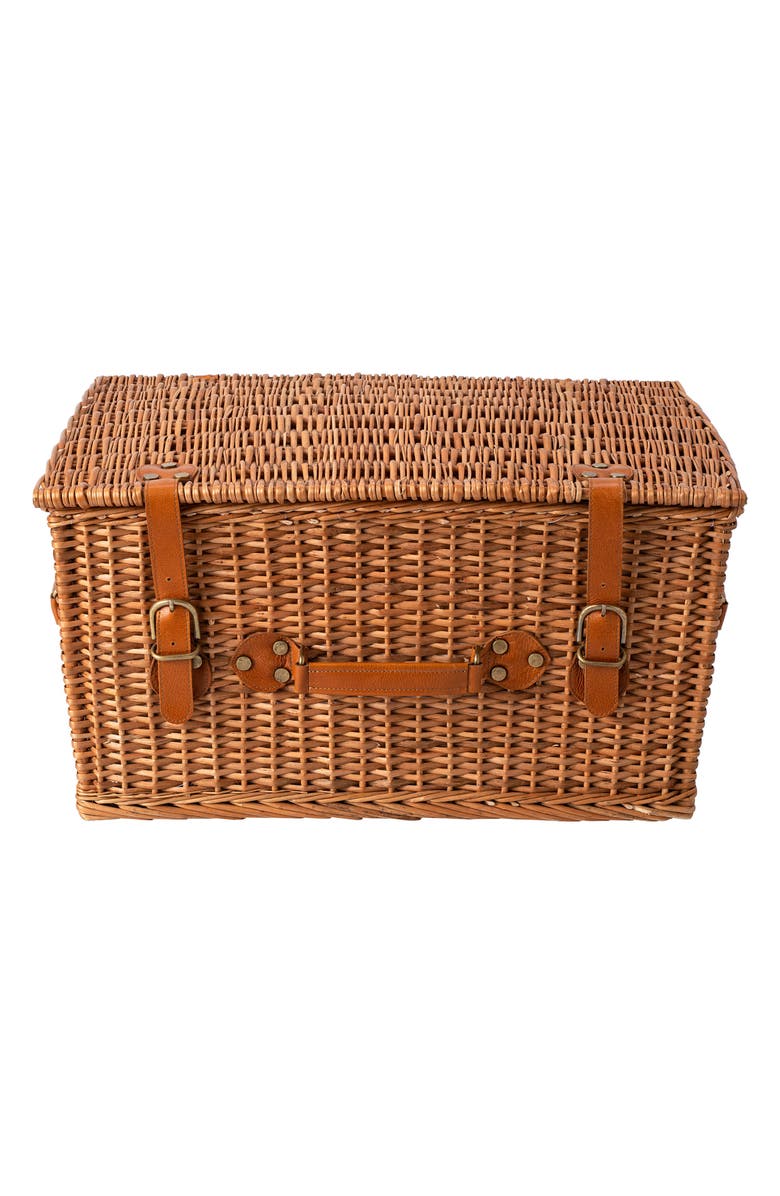 Juliska Iberian Sage Picnic Basket, Main, color, 