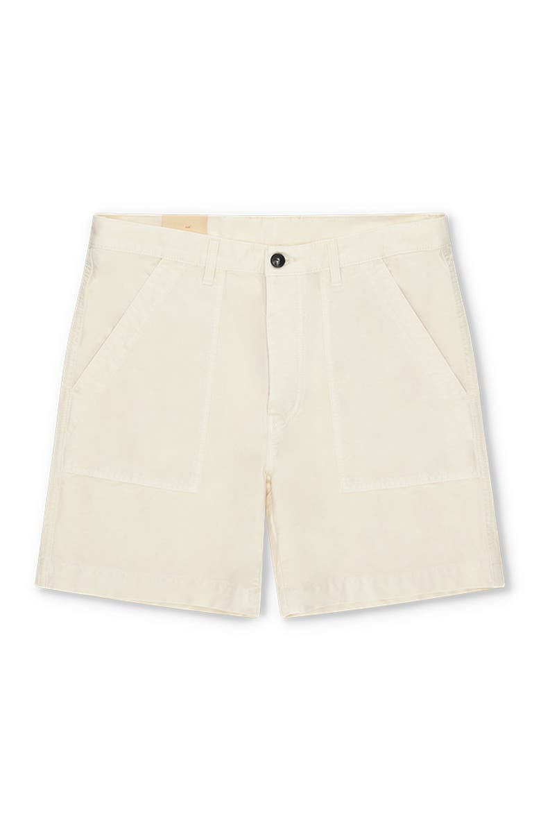 Fortela Rebelt Cotton Pocket Bermuda, Main, color, Off White