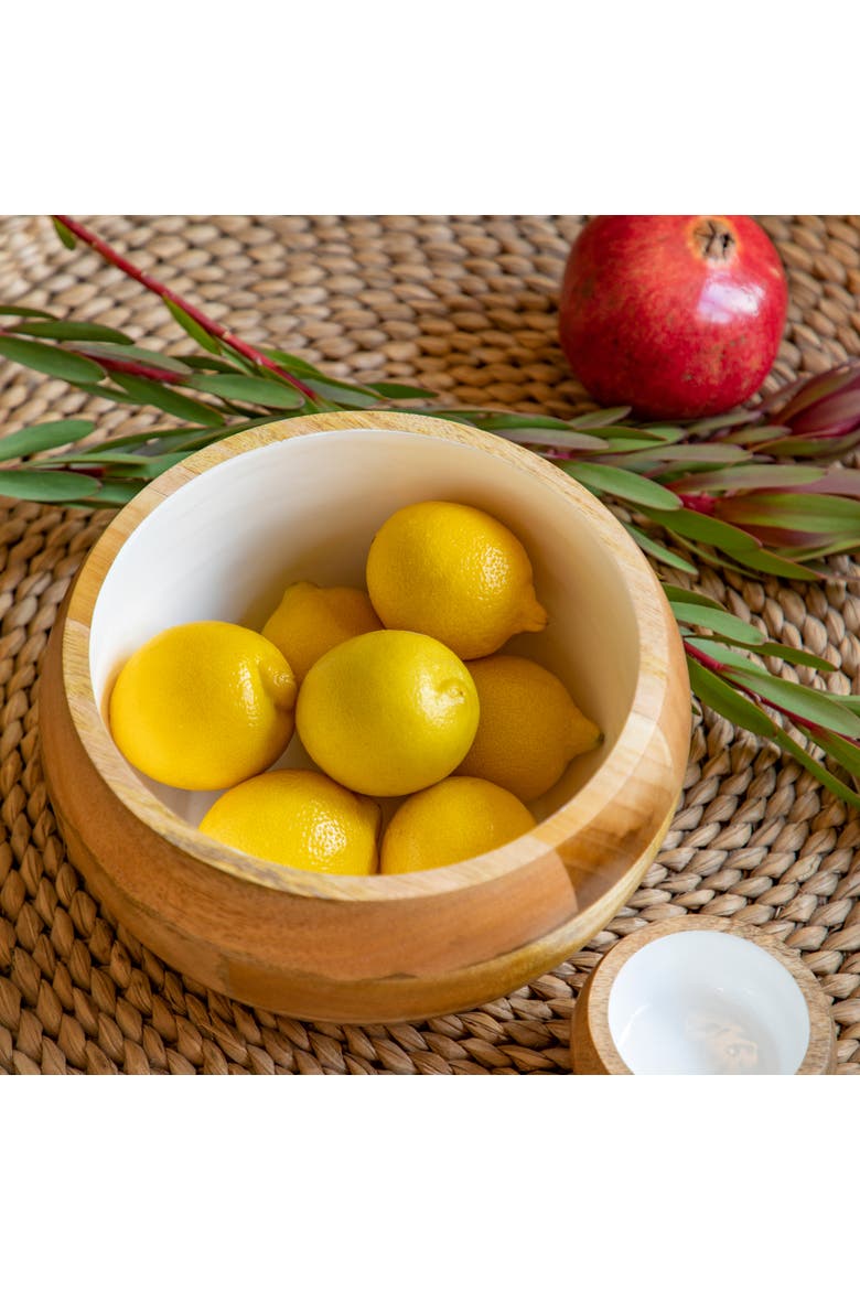 Madras Round Bowl, Alternate, color, Natural