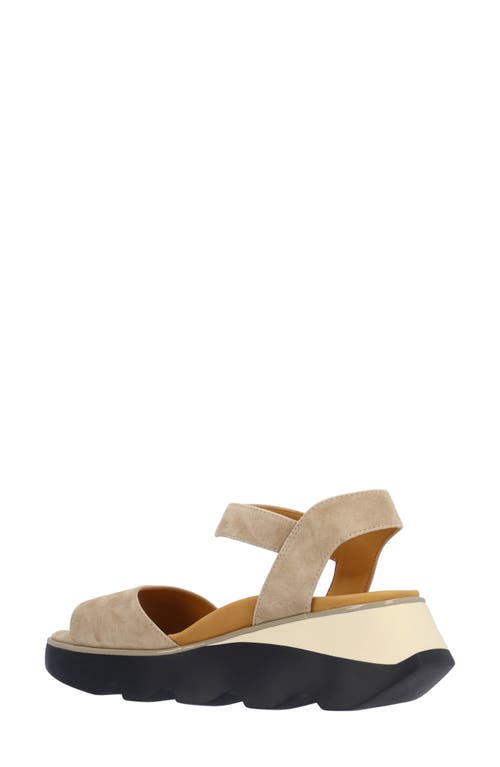 L'amour Des Pieds Halsten Sandal In Taupe