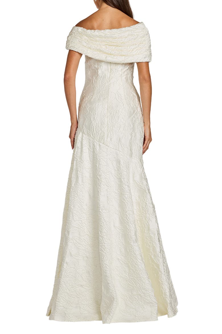 Off the Shoulder Mermaid Gown, Alternate, color, WHITE