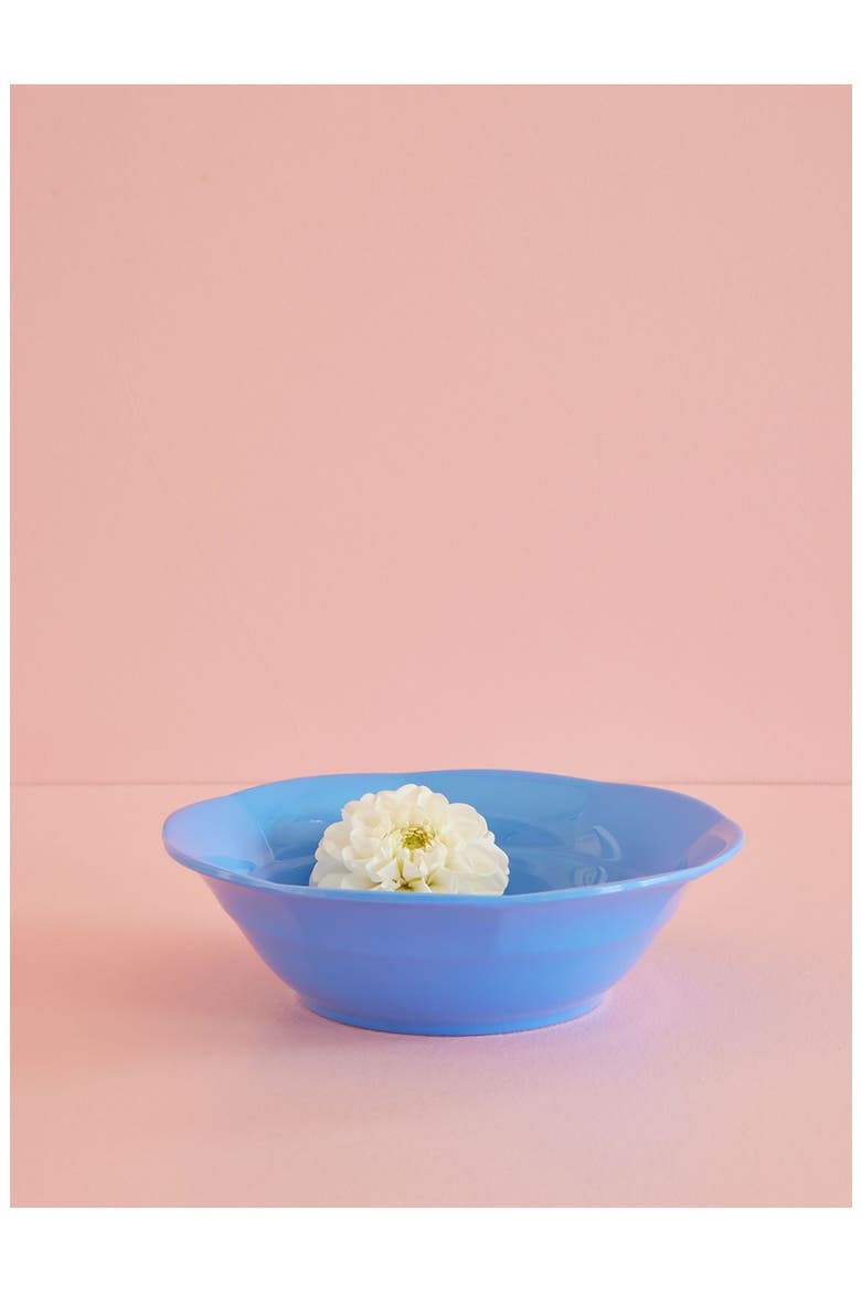 Set of Four Melamine Soup Bowls, Alternate, color, SKY BLUE