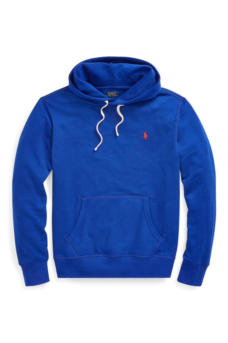 Cotton Blend Hoodie, Alternate, color, HERITAGE ROYAL